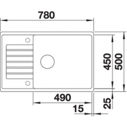 Zlewozmywak Blanco ZIA XL 6 S Compact bez korka automatycznego biały 523277